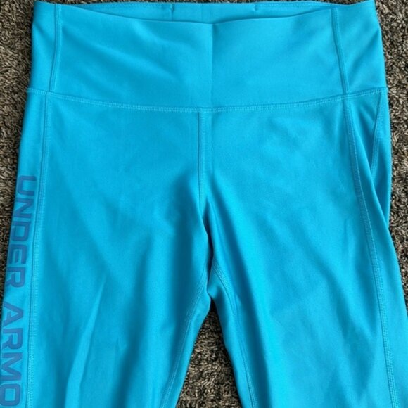 Under Armour Large Teal Cropped Legging - Picture 2 of 8
